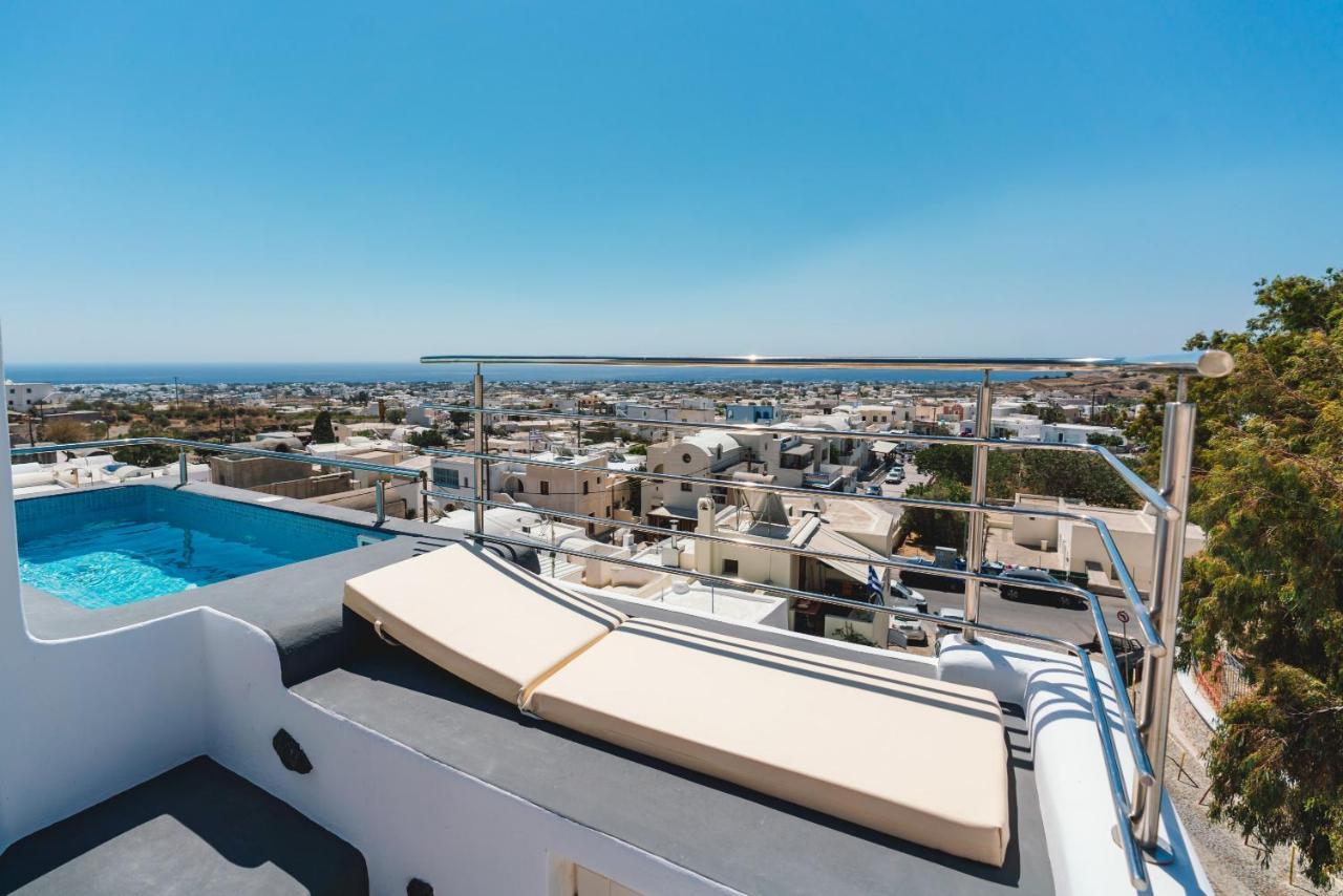 Lux House With Outdoor Jacuzzi And Sea View In Santorini Apartman Emborió Kültér fotó